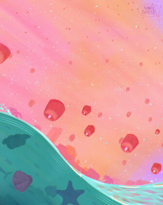 Event promo BG for MahouCha Cafe (Aug 2025)