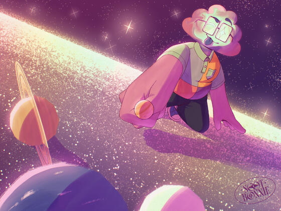 Gift illustration for RoshanGalaxy (Mar 2025)
